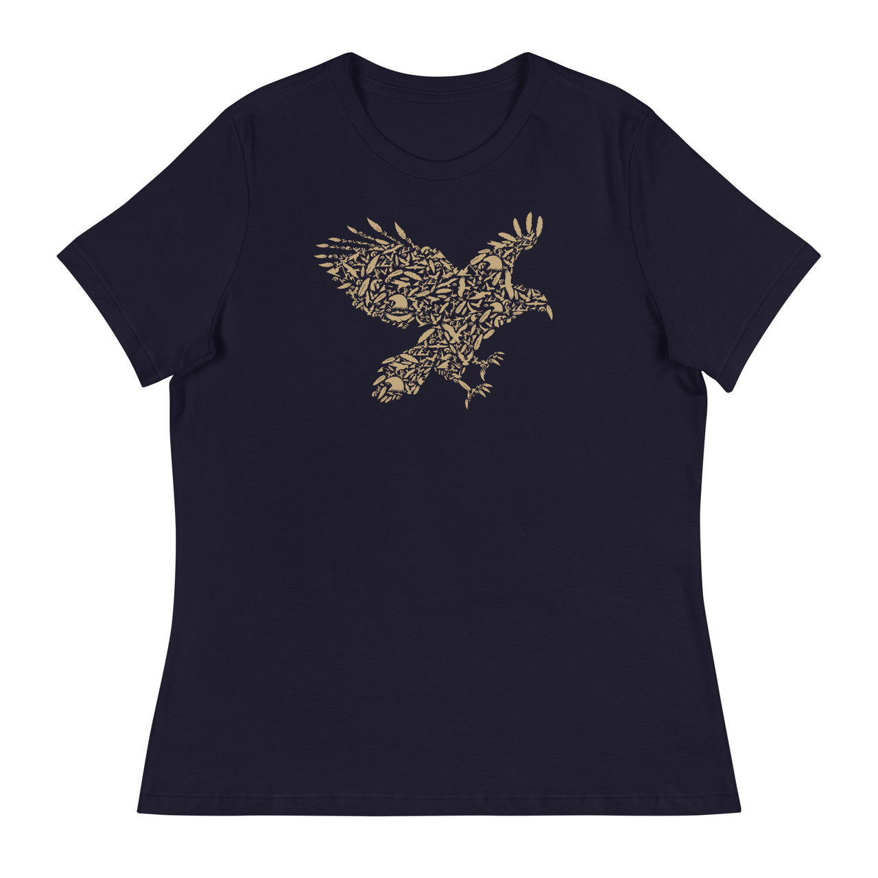 Eagle Feather Women's Relaxed T-Shirt - Bella + Canvas 6400 