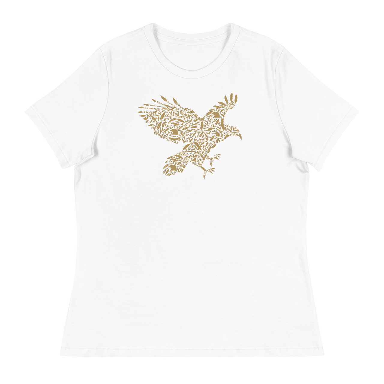 Eagle Feather Women's Relaxed T-Shirt - Bella + Canvas 6400 