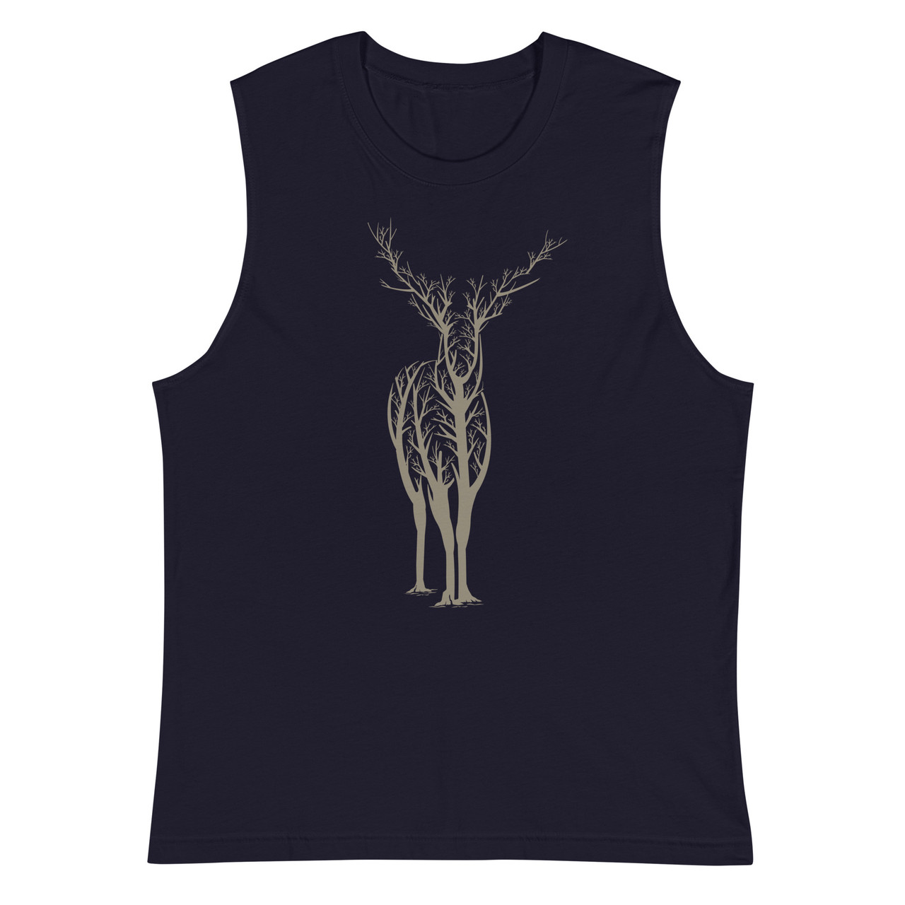 Deer Forest Unisex Muscle Shirt - Bella + Canvas 3483 