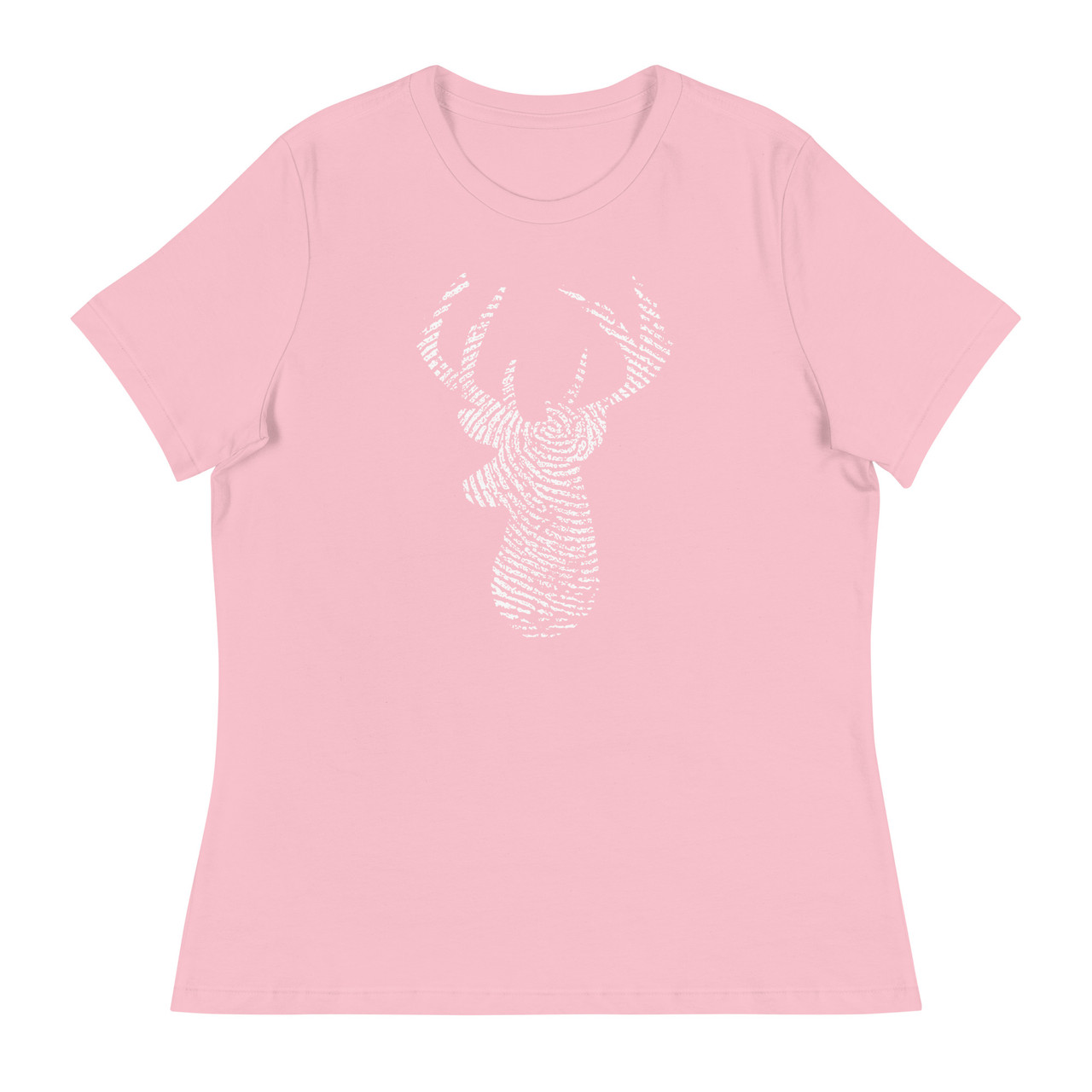 Deer Print Women's Relaxed T-Shirt - Bella + Canvas 6400