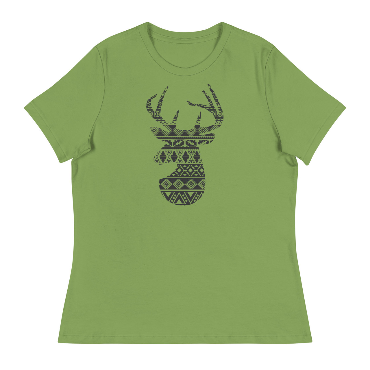 Deer Silhouette Women's Relaxed T-Shirt - Bella + Canvas 6400 