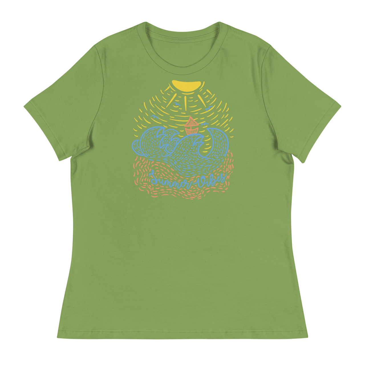 Summer Vibes Women's Relaxed T-Shirt - Bella + Canvas 6400 