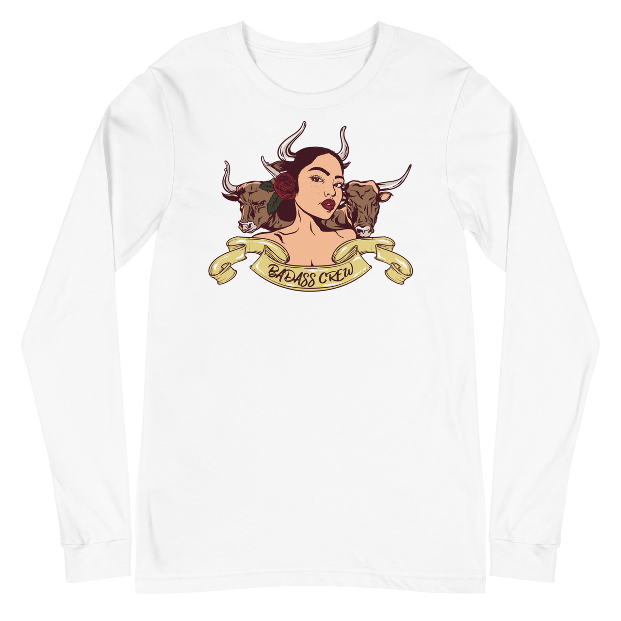 Badass Crew Unisex Long Sleeve Tee - Bella + Canvas 3501 