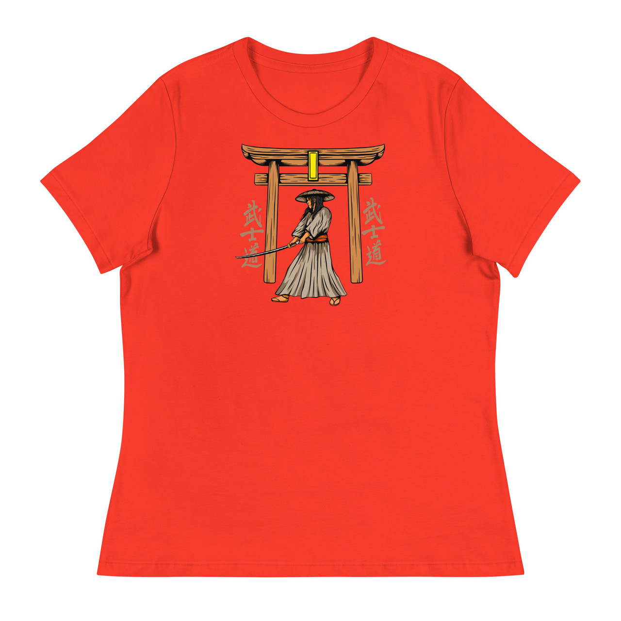 Samurai 10 Women's Relaxed T-Shirt - Bella + Canvas 6400 