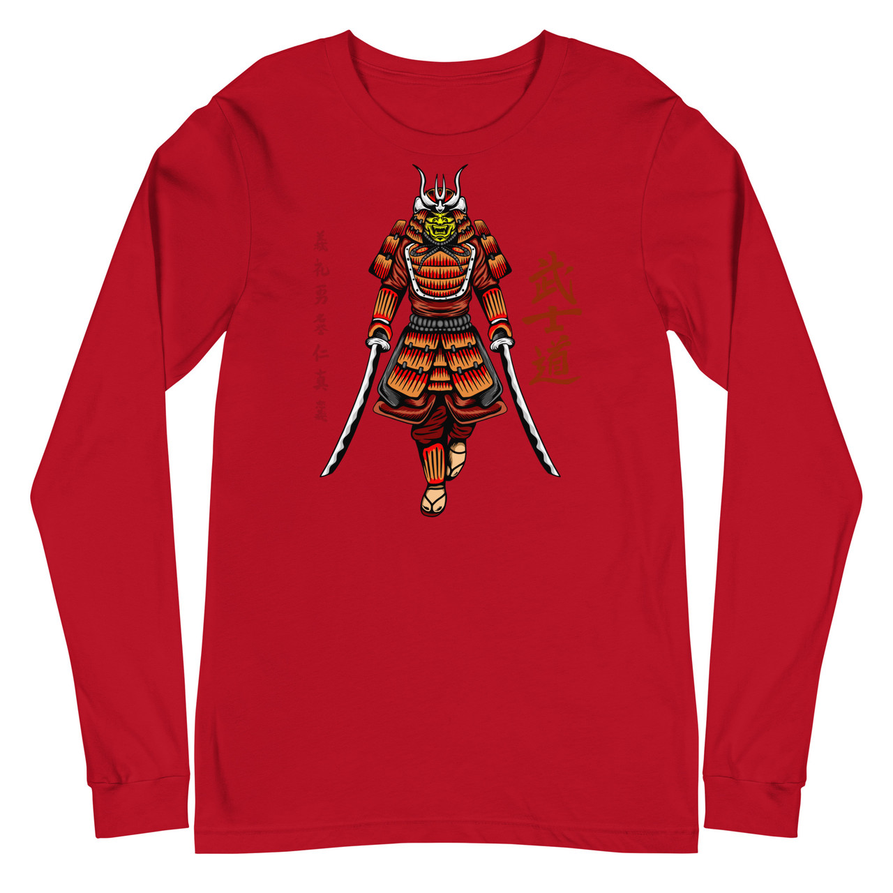 Samurai 11 Unisex Long Sleeve Tee - Bella + Canvas 3501 