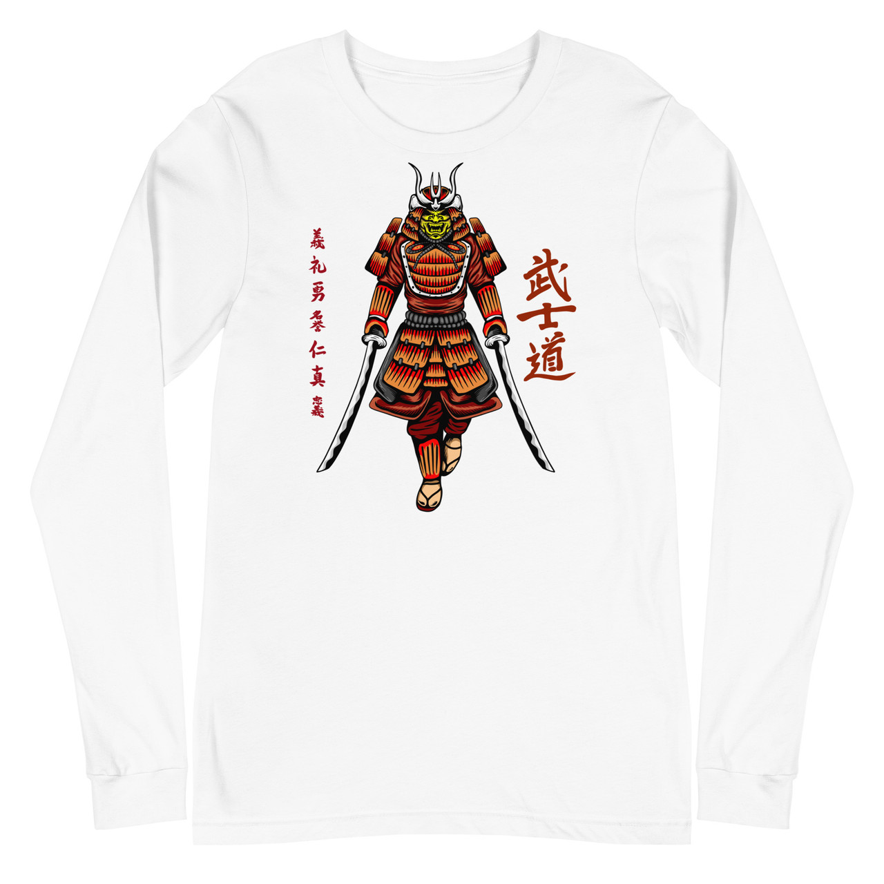 Samurai 11 Unisex Long Sleeve Tee - Bella + Canvas 3501 