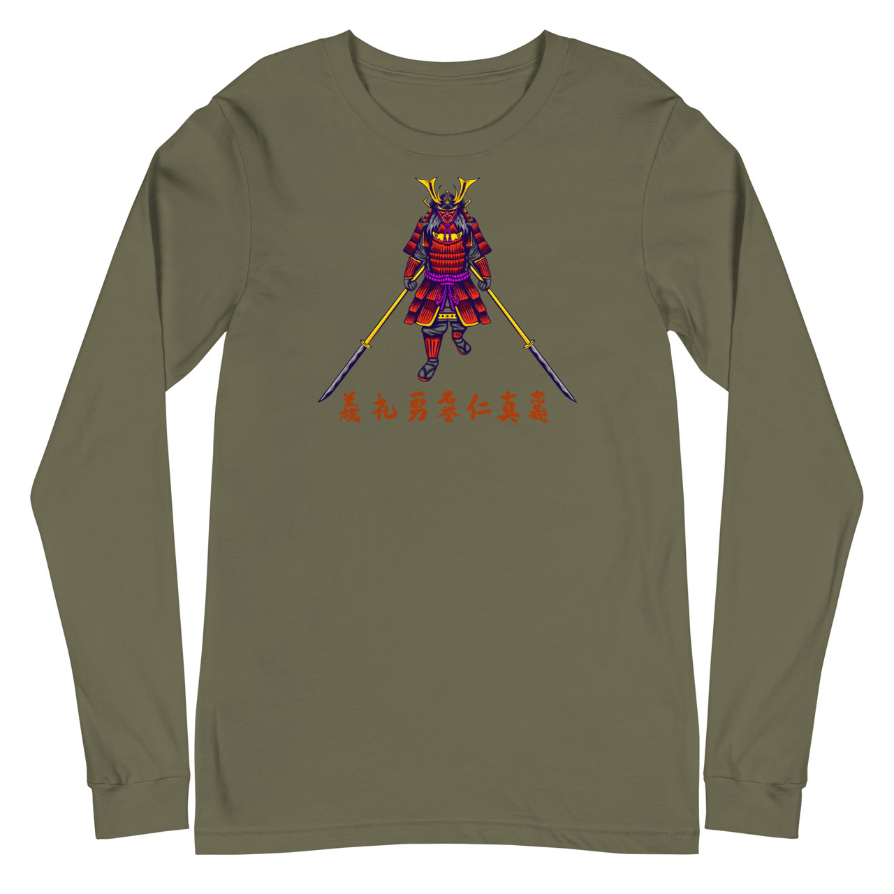 Samurai 14 Unisex Long Sleeve Tee - Bella + Canvas 3501 