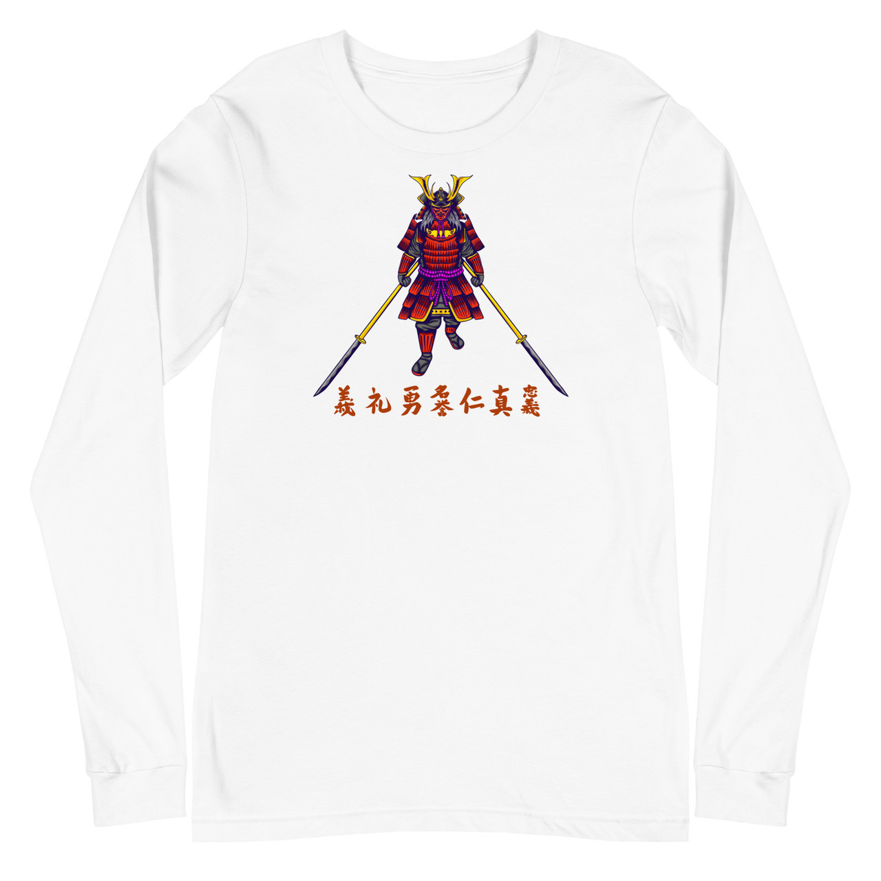 Samurai 14 Unisex Long Sleeve Tee - Bella + Canvas 3501 