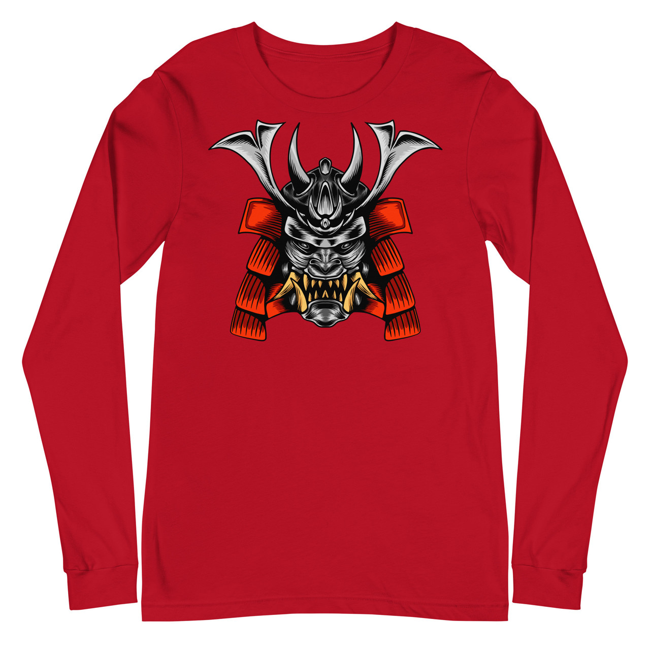 Samurai 15 Unisex Long Sleeve Tee - Bella + Canvas 3501 