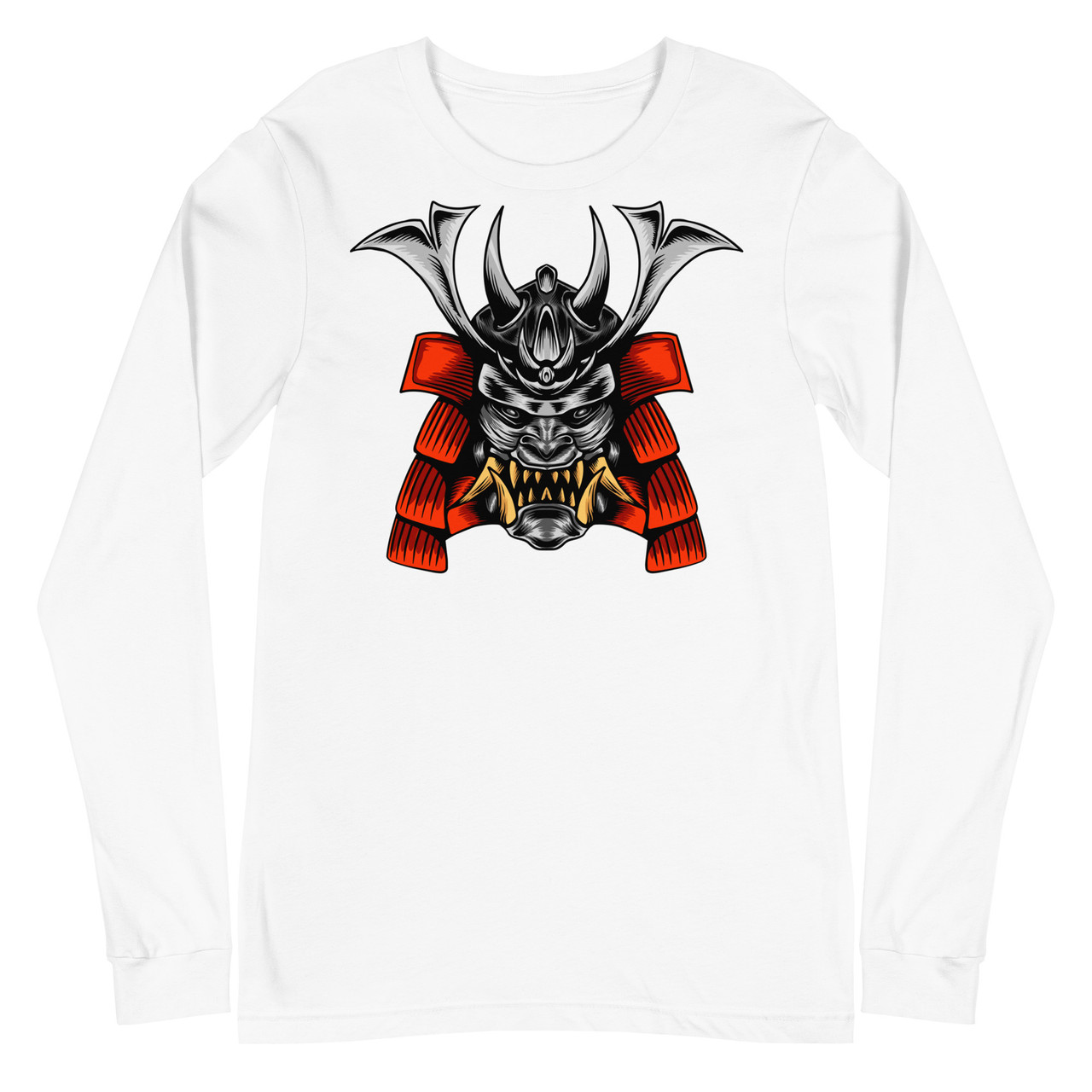 Samurai 15 Unisex Long Sleeve Tee - Bella + Canvas 3501 