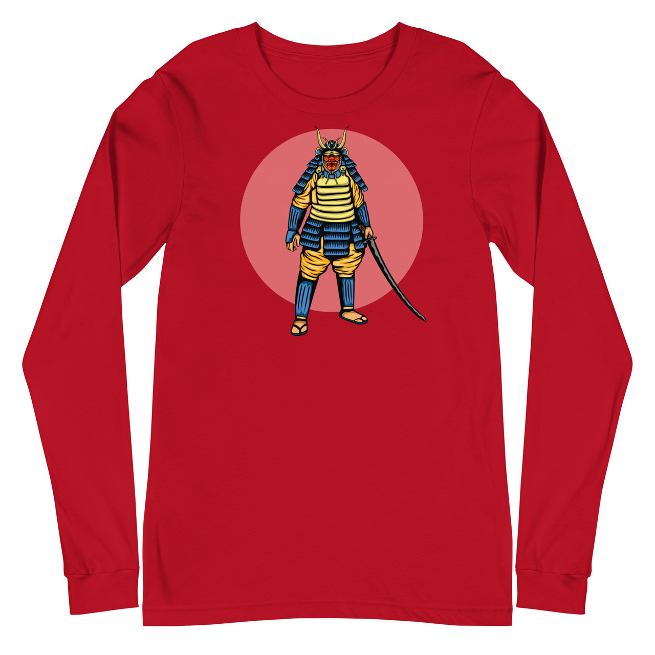 Samurai 17 Unisex Long Sleeve Tee - Bella + Canvas 3501 