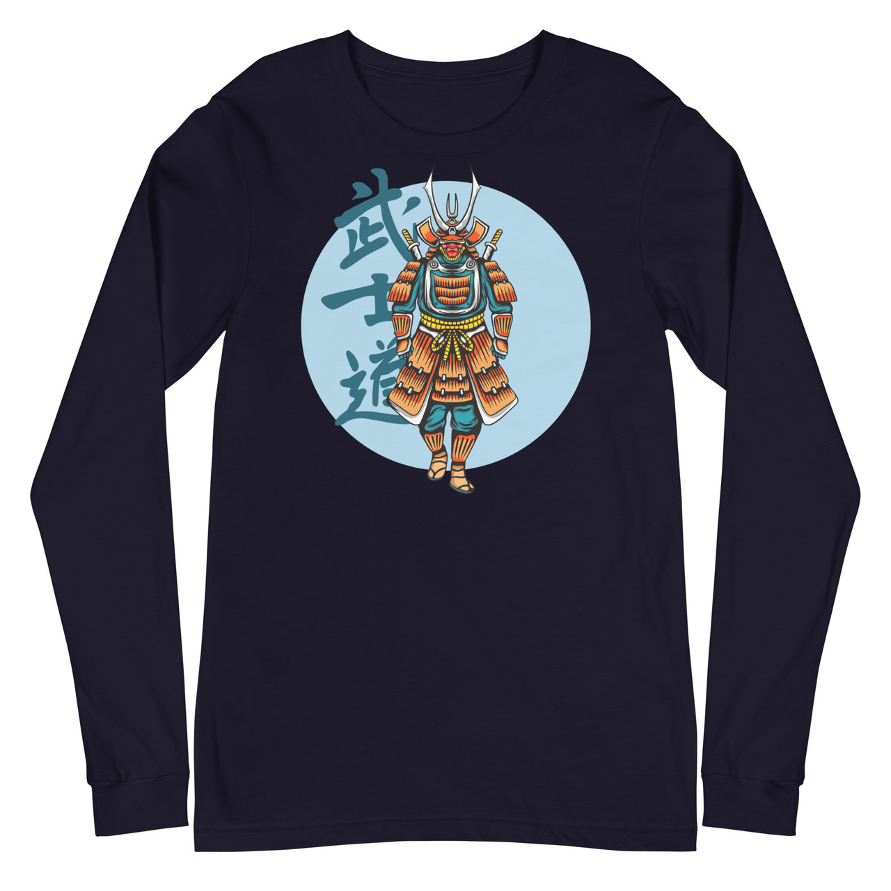 Samurai 19 Unisex Long Sleeve Tee - Bella + Canvas 3501 