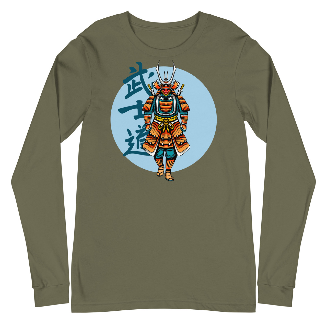 Samurai 19 Unisex Long Sleeve Tee - Bella + Canvas 3501 