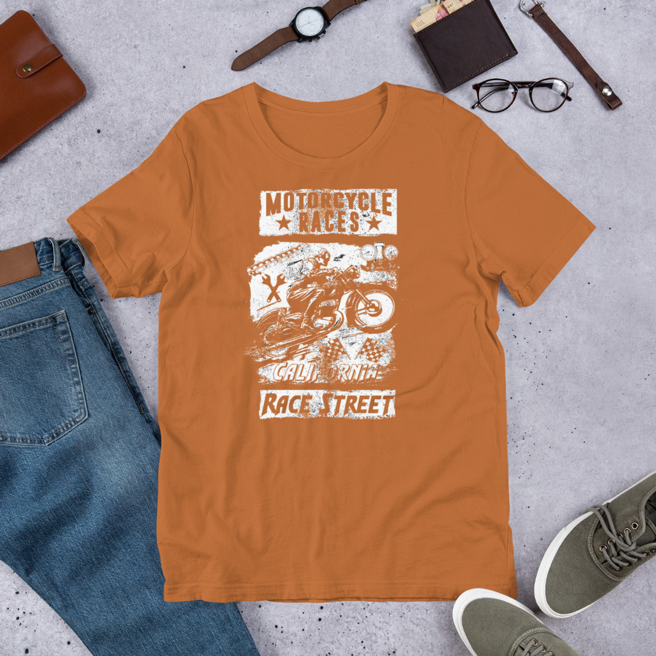 toast  t shirt motorcycle races