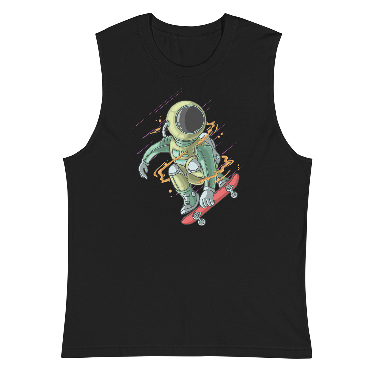 Skater Boy Astro Unisex Muscle Shirt - Bella + Canvas 3483 