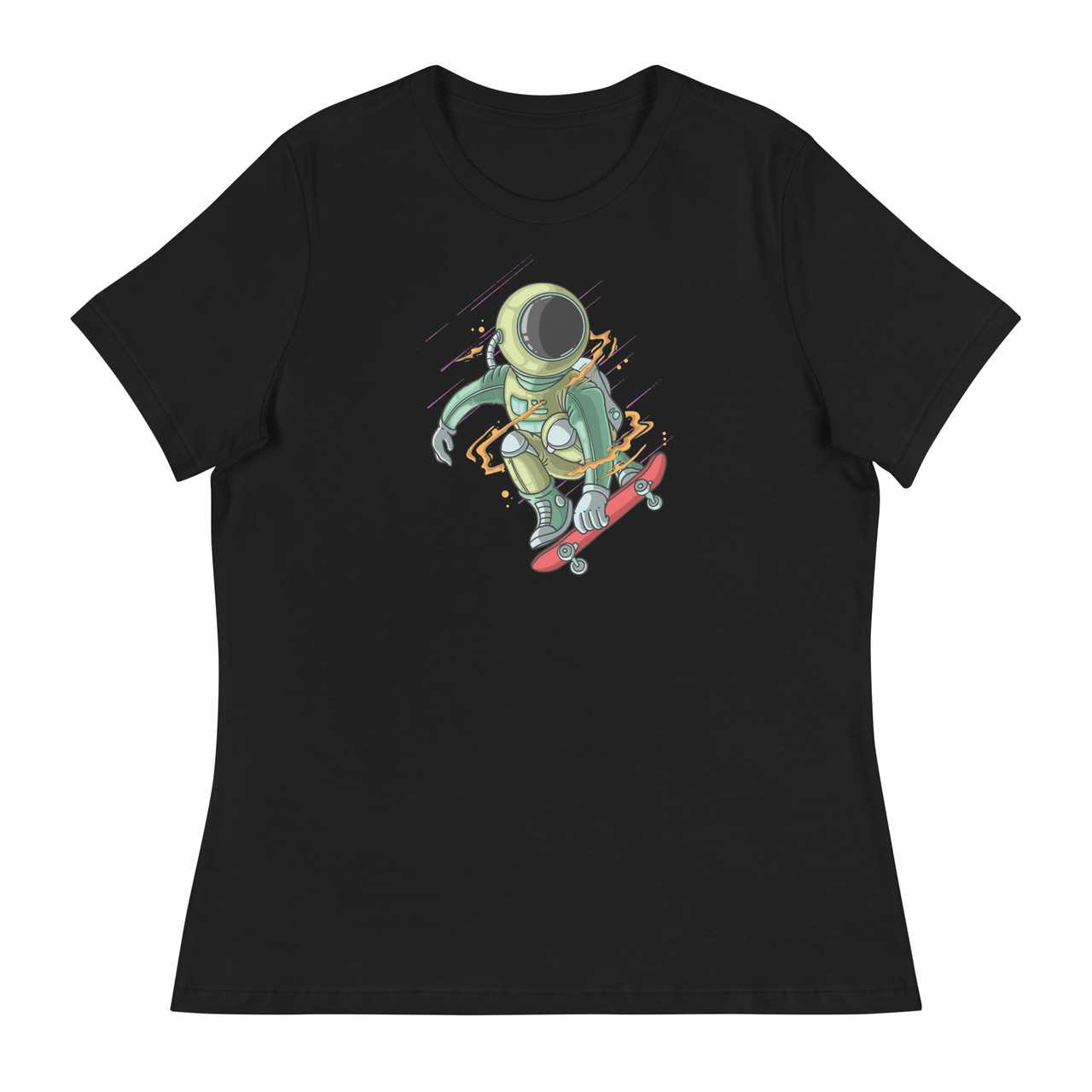 Skater Boy Astro Women's Relaxed T-Shirt - Bella + Canvas 6400 