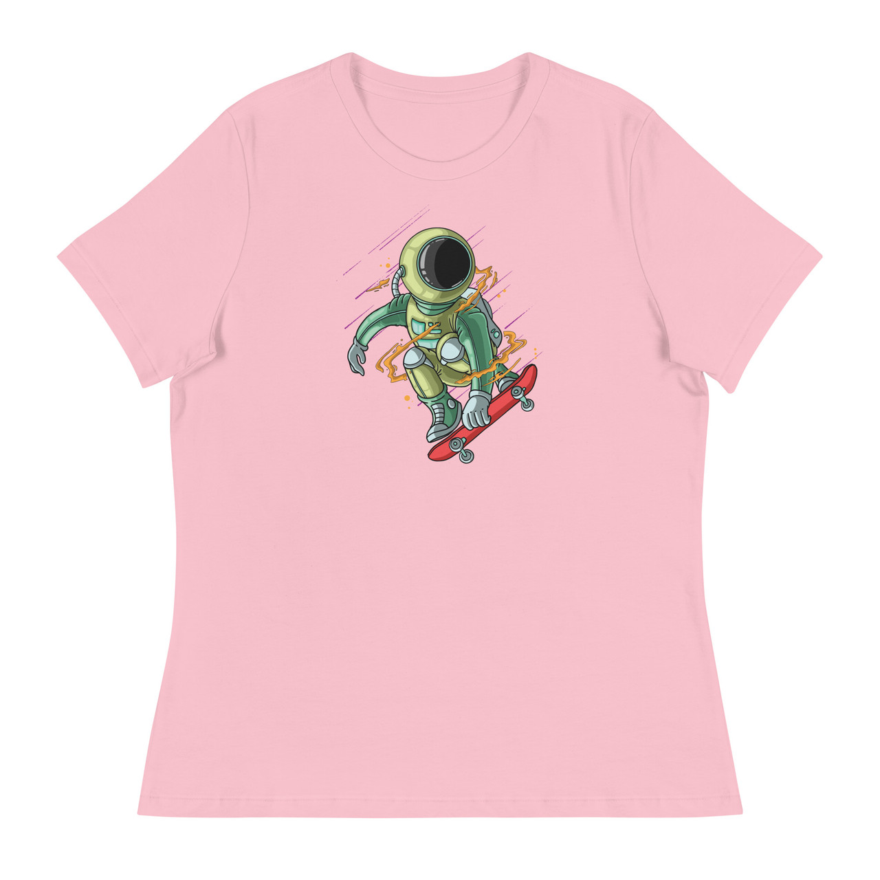 Skater Boy Astro Women's Relaxed T-Shirt - Bella + Canvas 6400 
