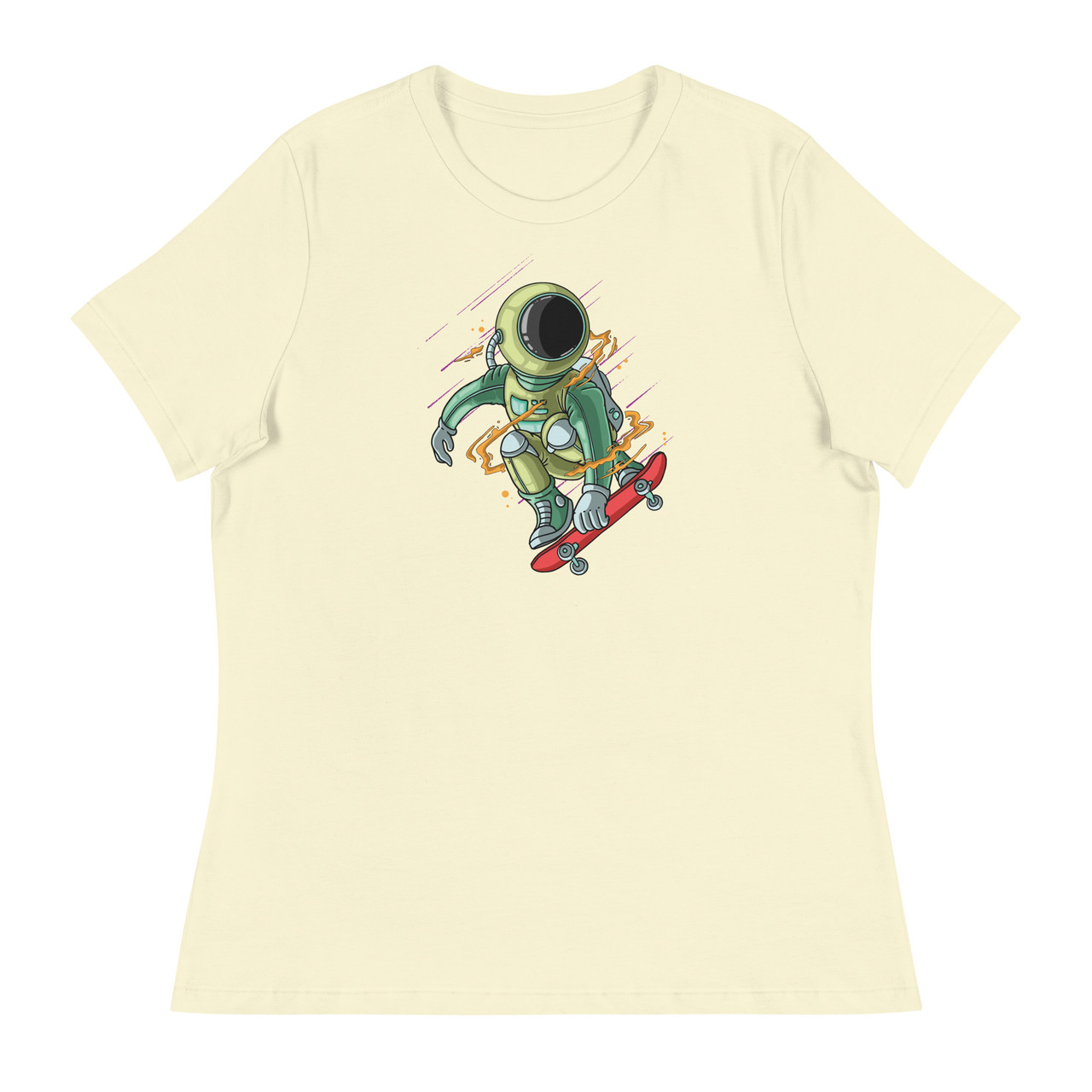 Skater Boy Astro Women's Relaxed T-Shirt - Bella + Canvas 6400 