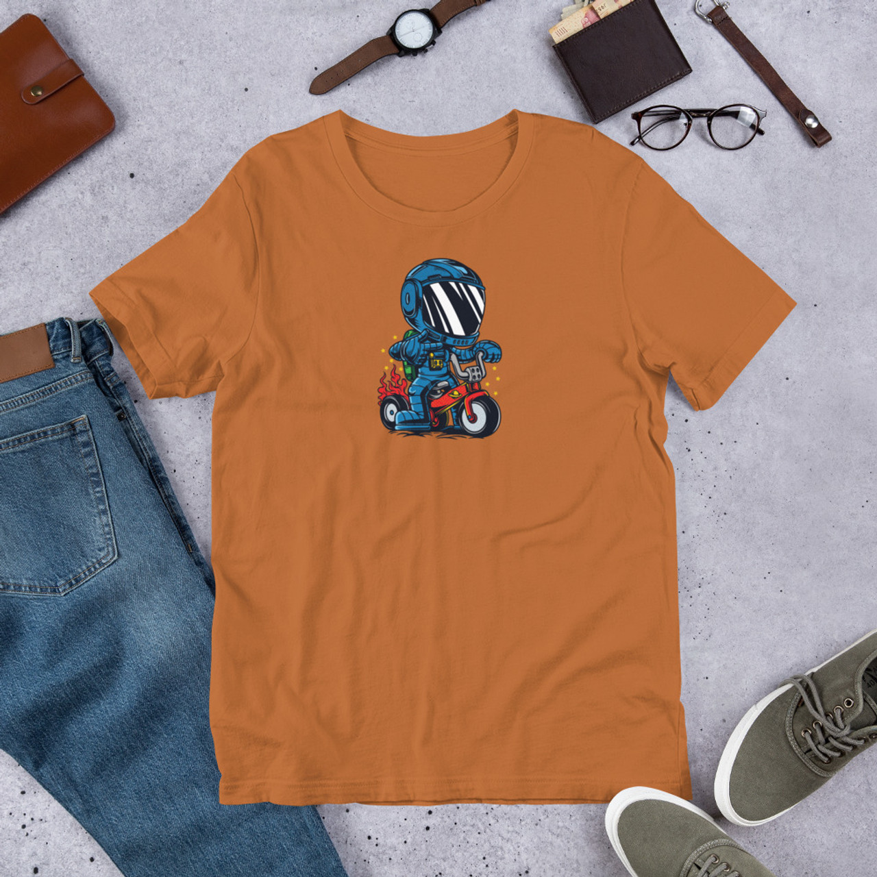 Toast T-Shirt - Bella + Canvas 3001 Space Scooter