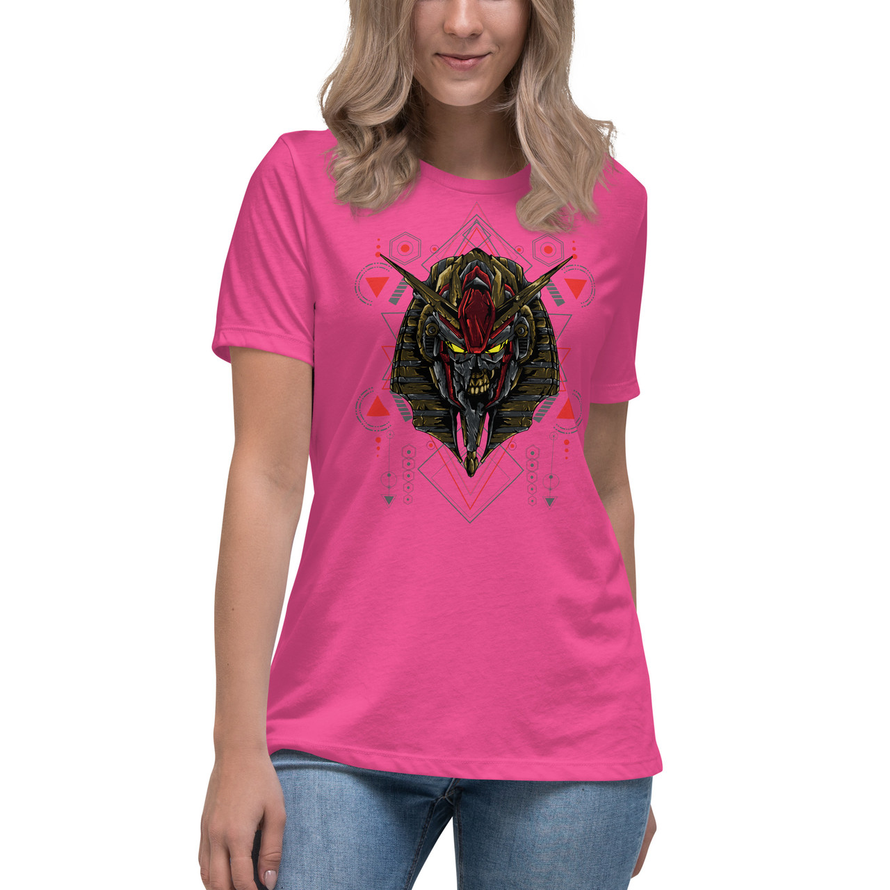 Anubis Egyptian God of the Dead Women's Relaxed T-Shirt - Bella + Canvas 6400 