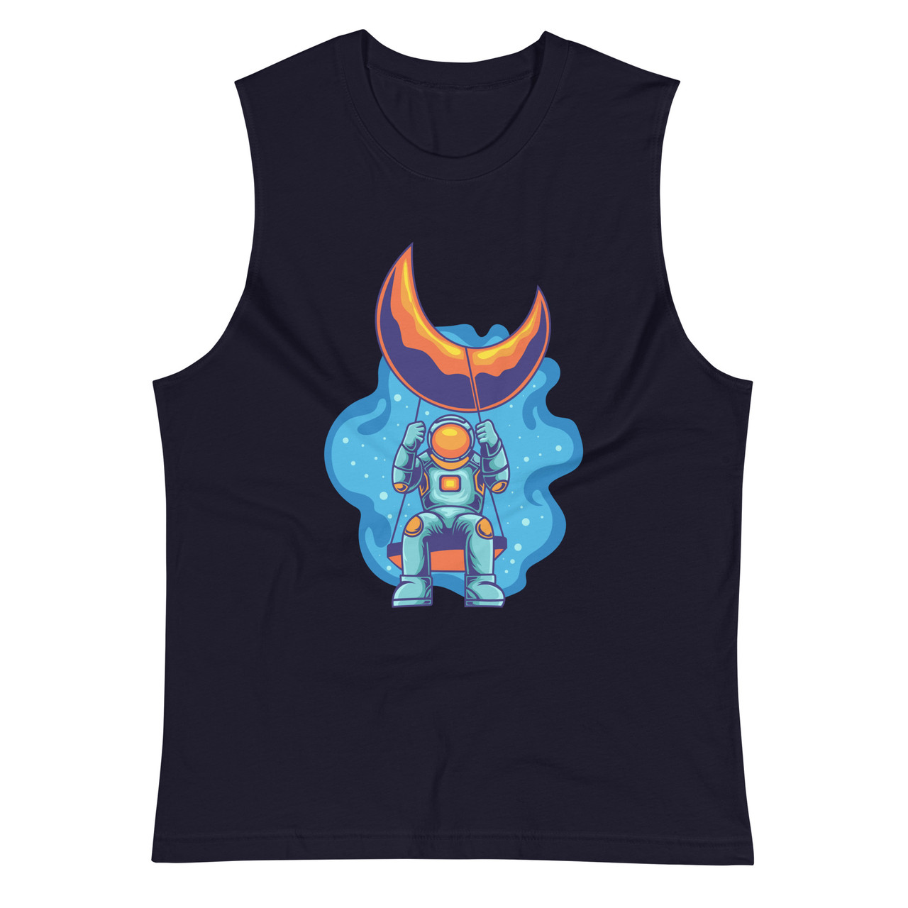 Moon Swing Unisex Muscle Shirt - Bella + Canvas 3483 