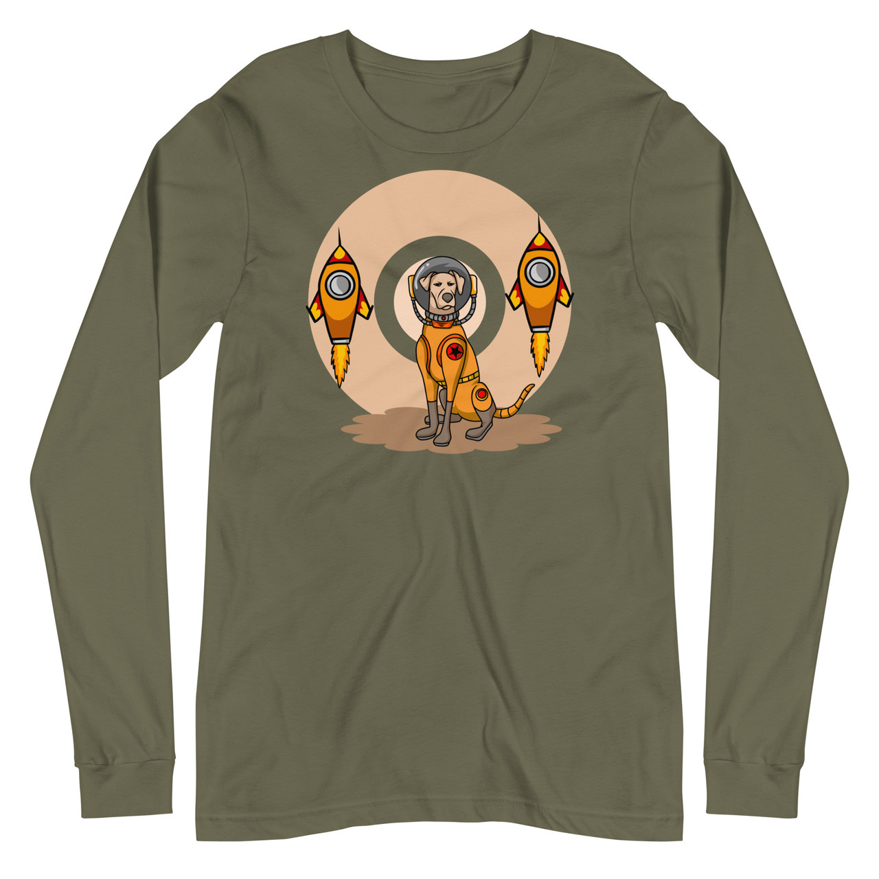 Dog on a Mission Unisex Long Sleeve Tee - Bella + Canvas 3501