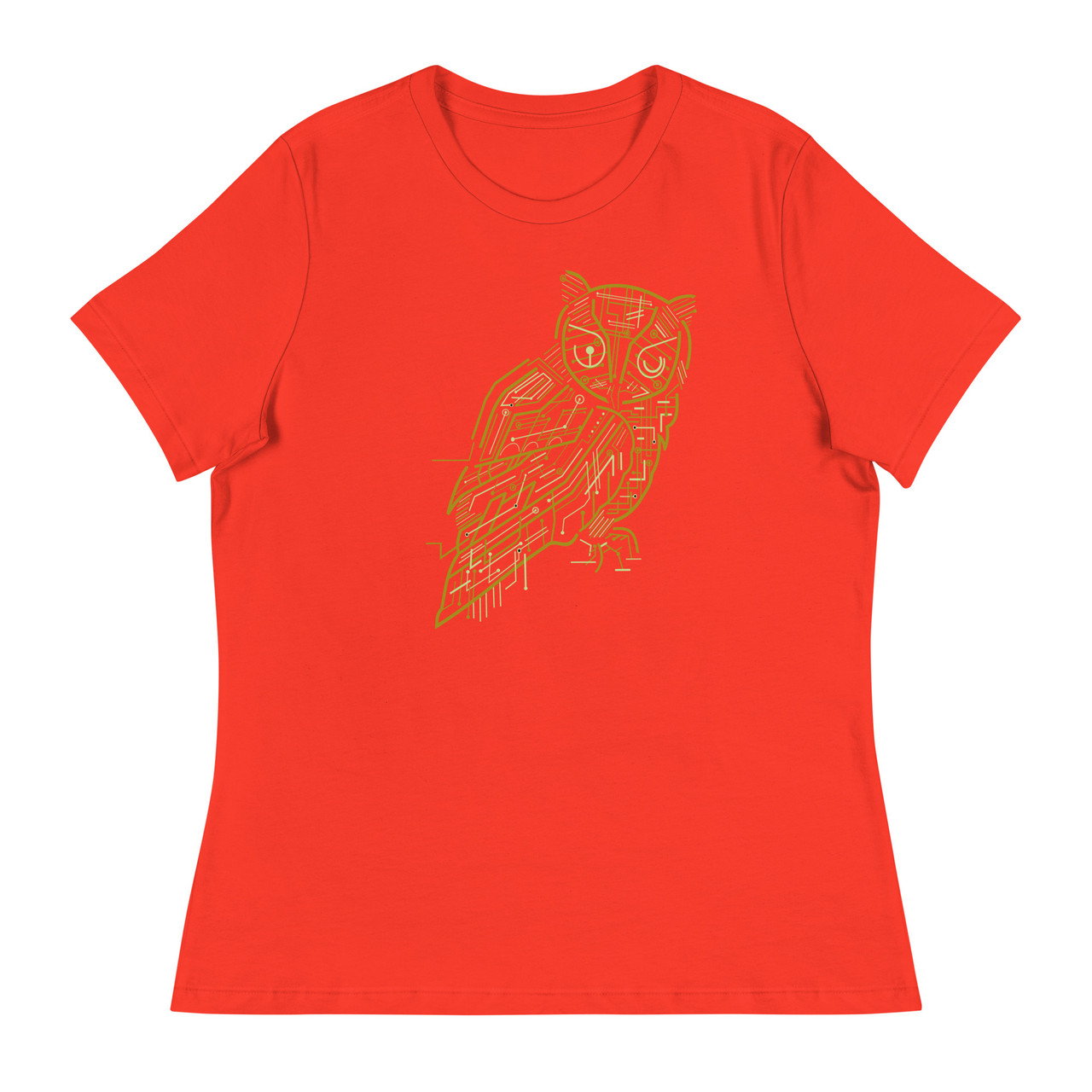 Electric Owl Women's Relaxed T-Shirt - Bella + Canvas 6400 