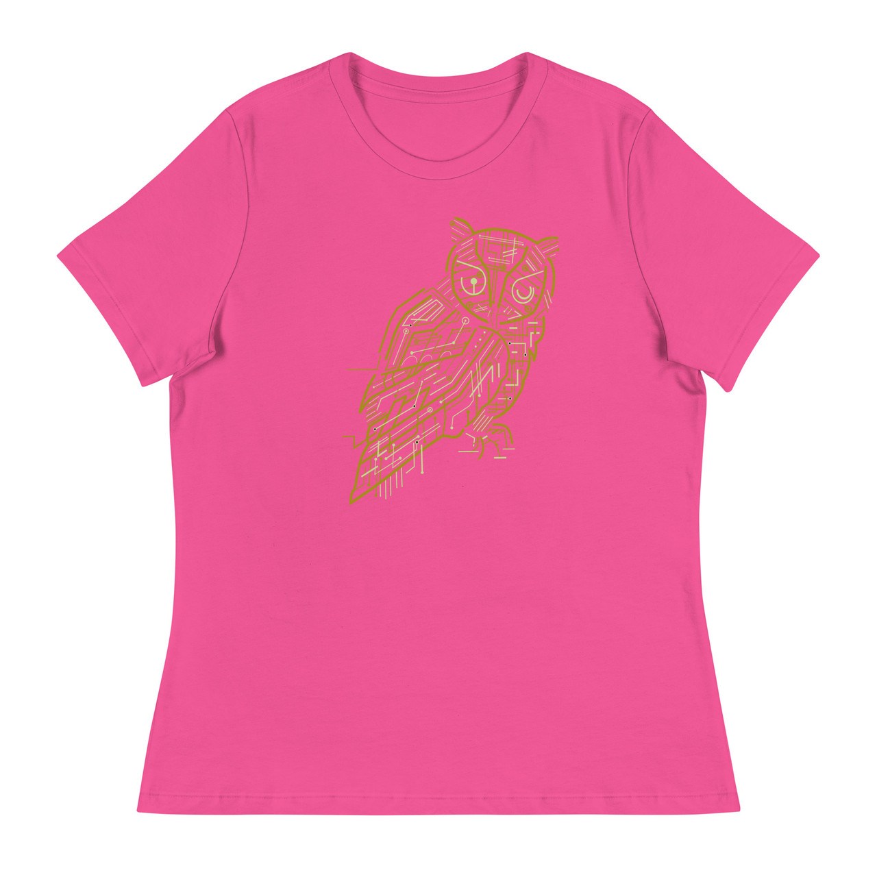 Electric Owl Women's Relaxed T-Shirt - Bella + Canvas 6400 