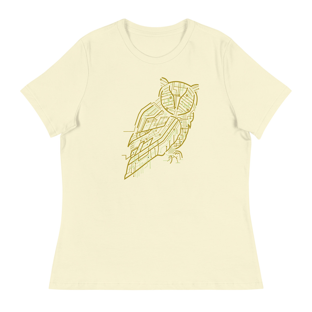 Electric Owl Women's Relaxed T-Shirt - Bella + Canvas 6400 