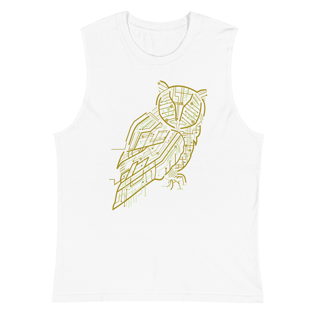 Electric Owl Unisex Muscle Shirt - Bella + Canvas 3483 