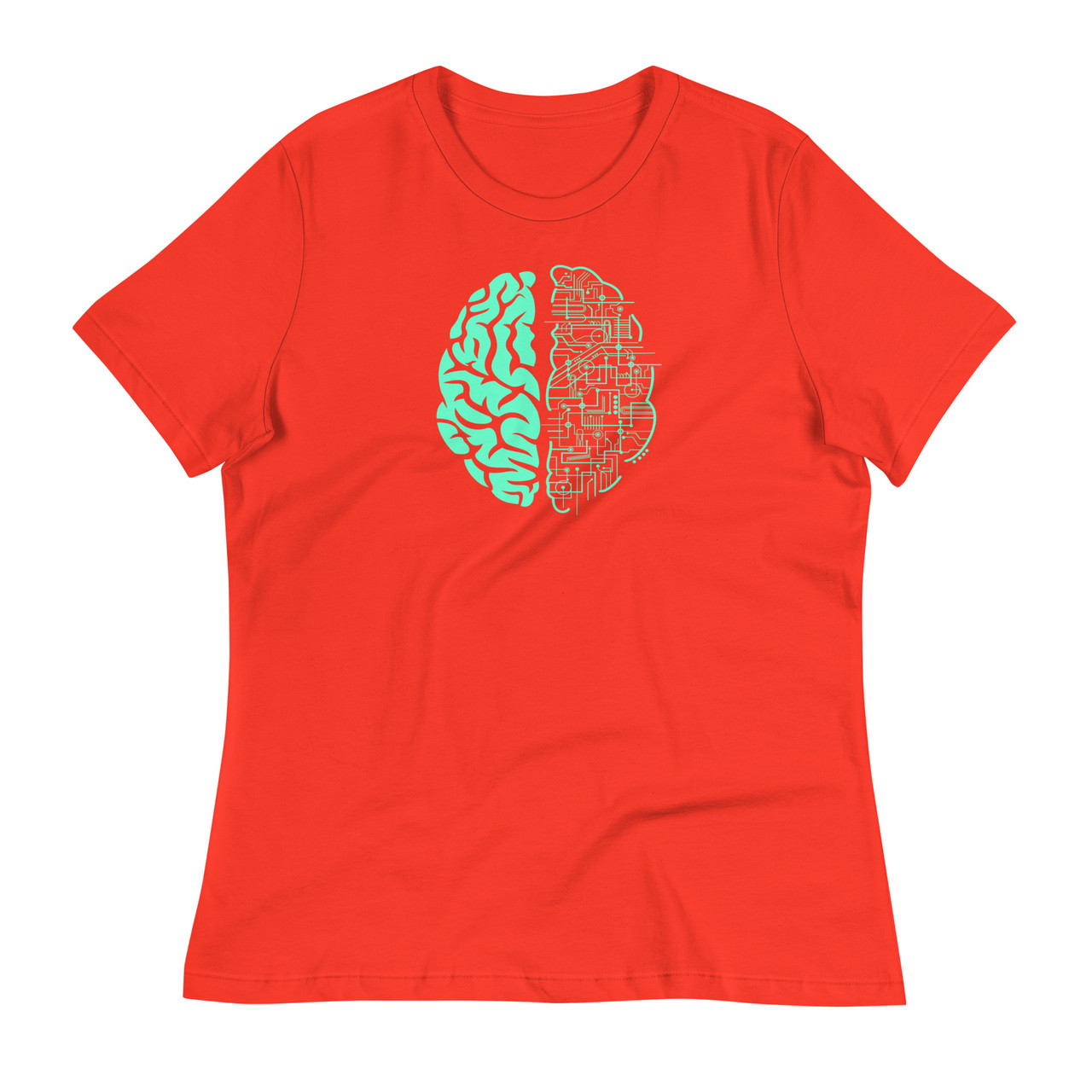 Brain Power Women's Relaxed T-Shirt - Bella + Canvas 6400 