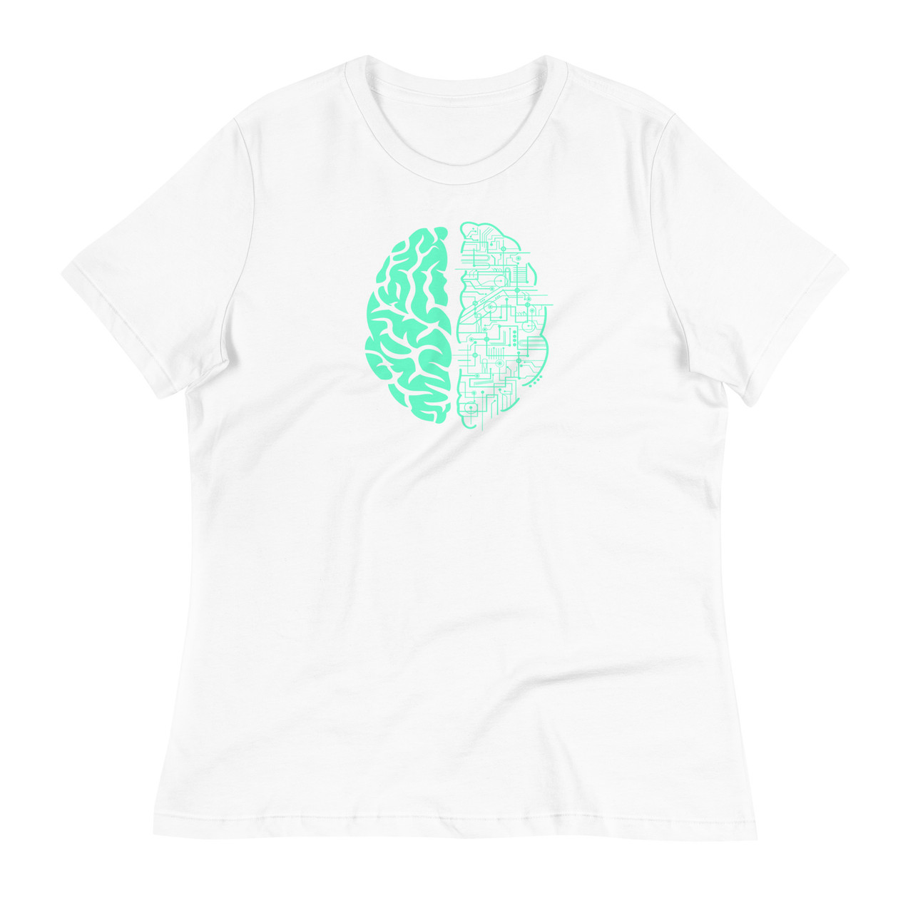 Brain Power Women's Relaxed T-Shirt - Bella + Canvas 6400 