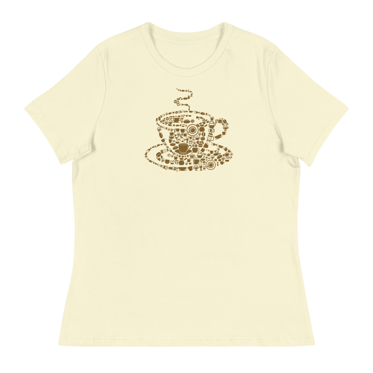 Coffee Cup Women's Relaxed T-Shirt - Bella + Canvas 6400 
