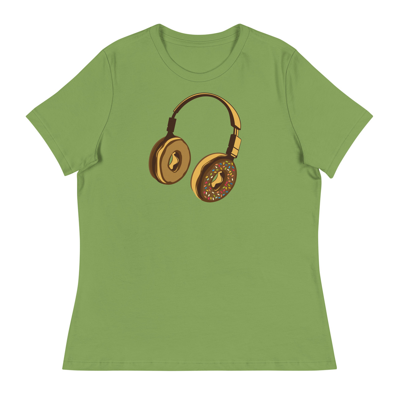 Headphone Donut Women's Relaxed T-Shirt - Bella + Canvas 6400 