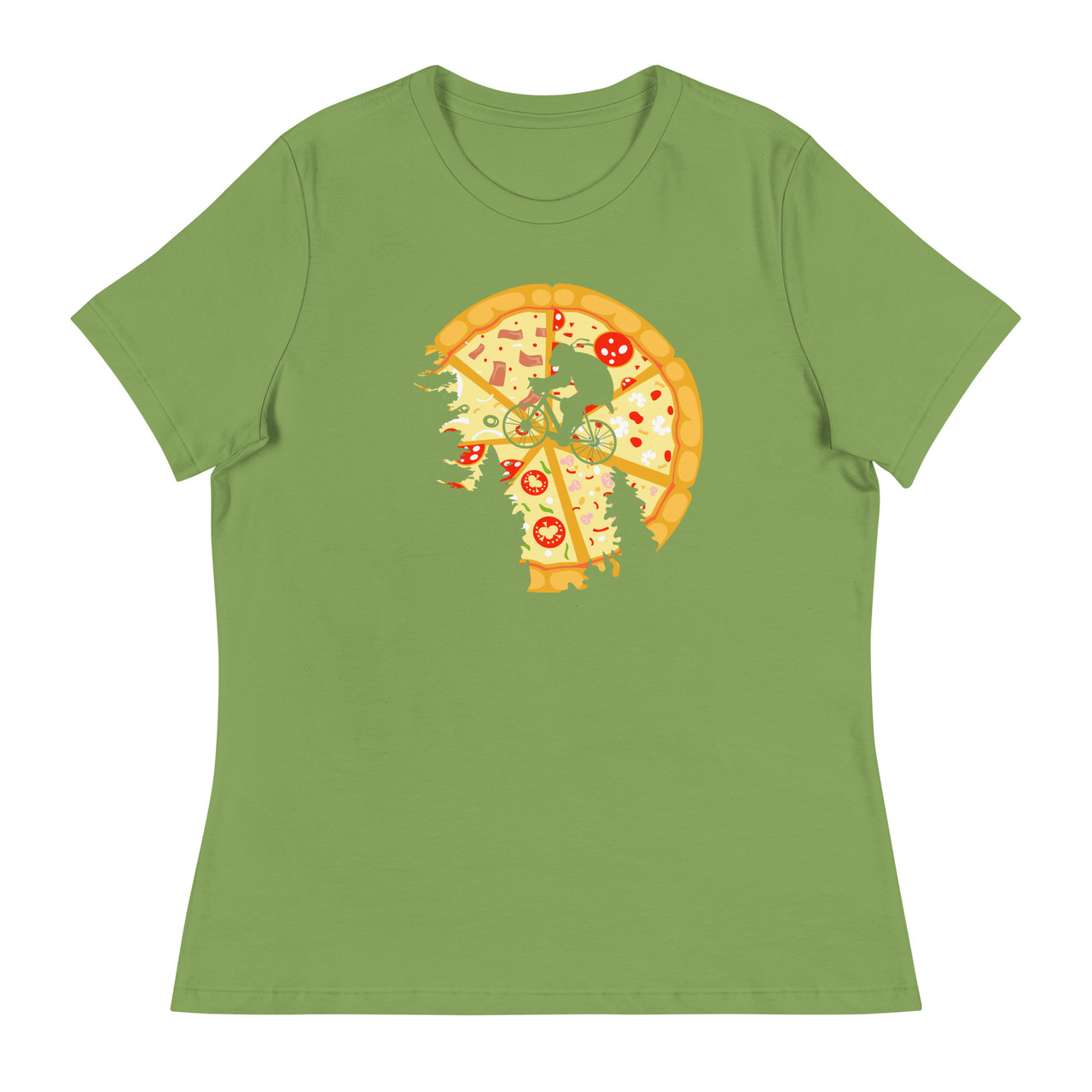 Pizza Moon Women's Relaxed T-Shirt - Bella + Canvas 6400 