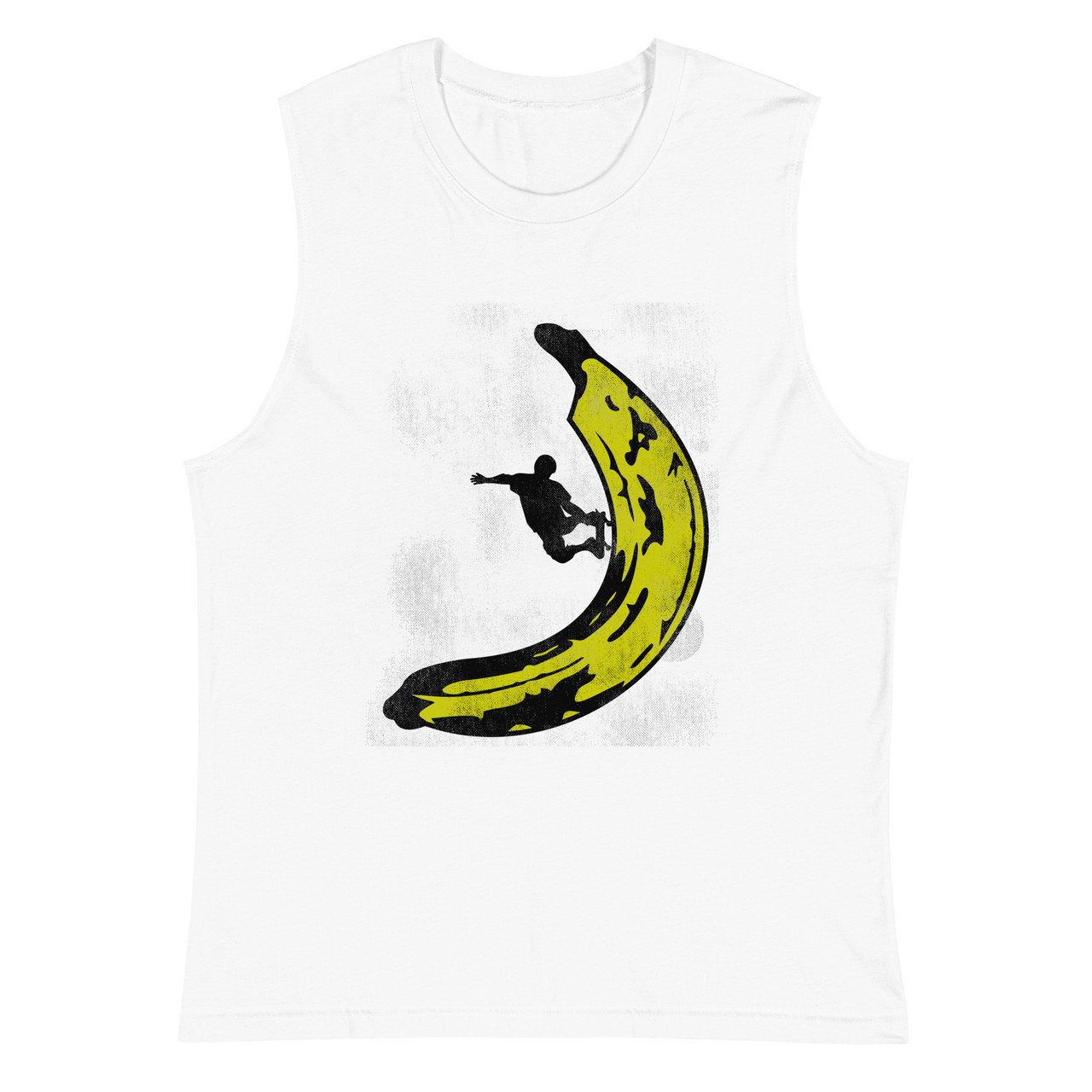 Banana Skateboard Unisex Muscle Shirt - Bella + Canvas 3483 