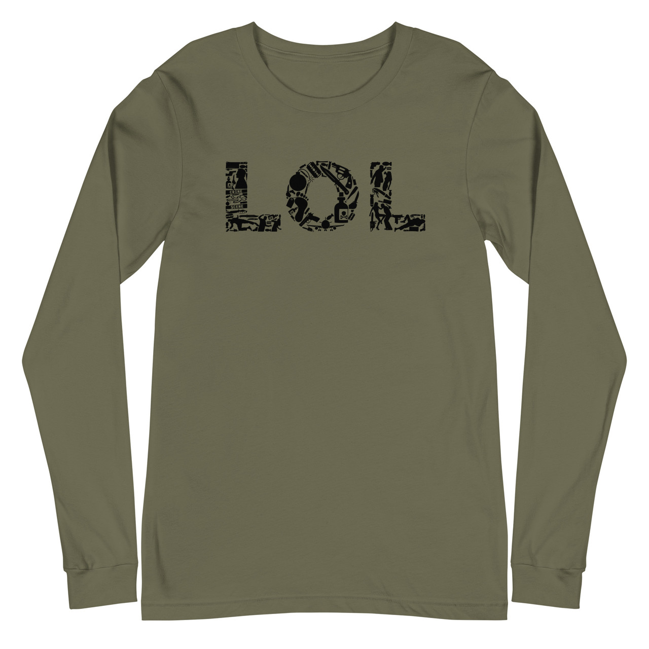 LOL Unisex Long Sleeve Tee - Bella + Canvas 3501 