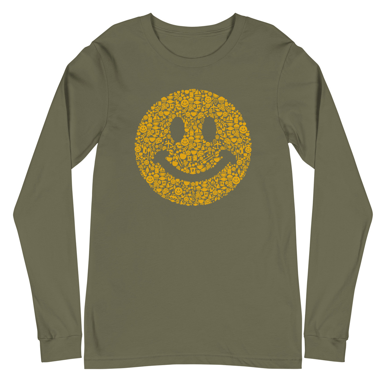Smile Within A Smile Unisex Long Sleeve Tee - Bella + Canvas 3501 