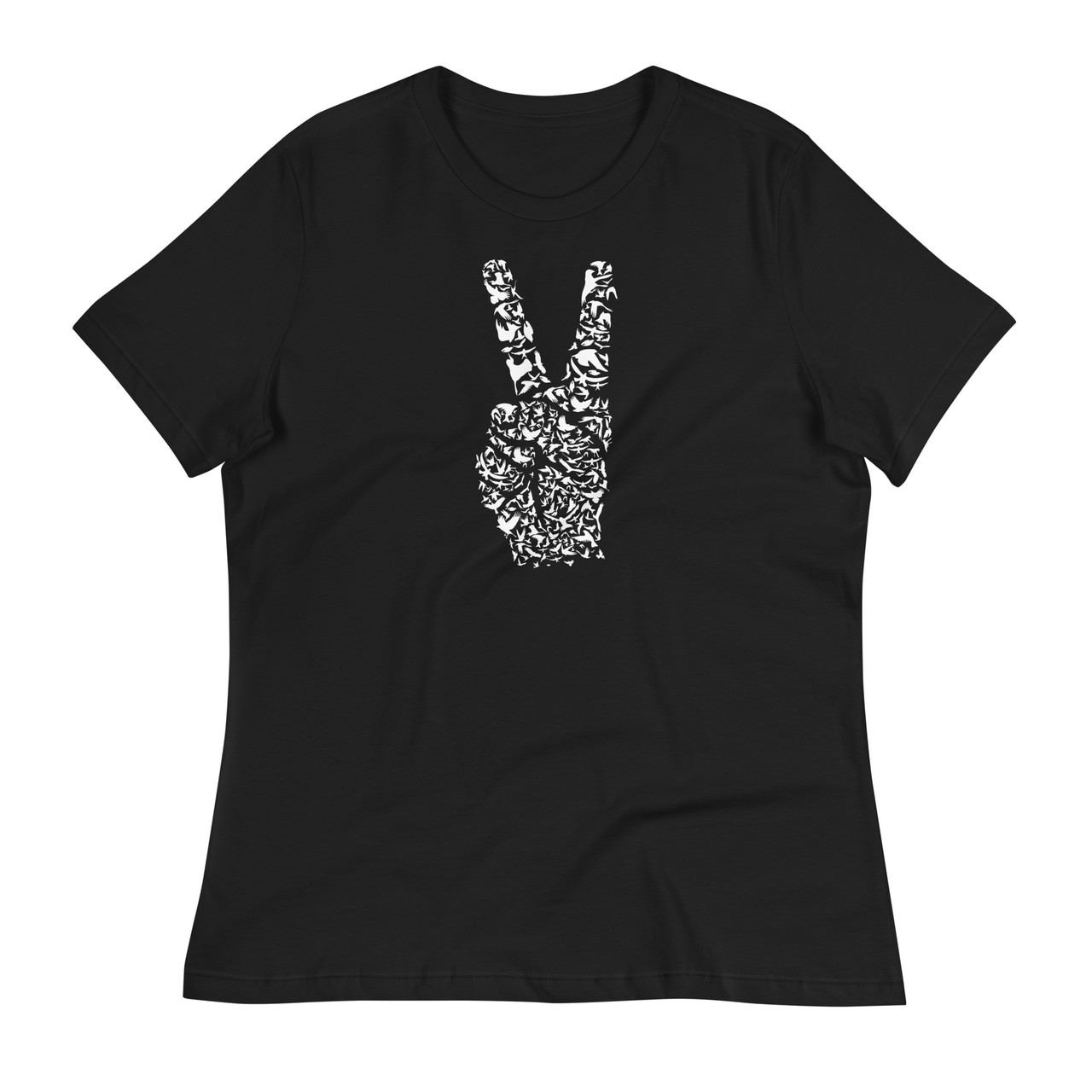 Peace Women's Relaxed T-Shirt - Bella + Canvas 6400 
