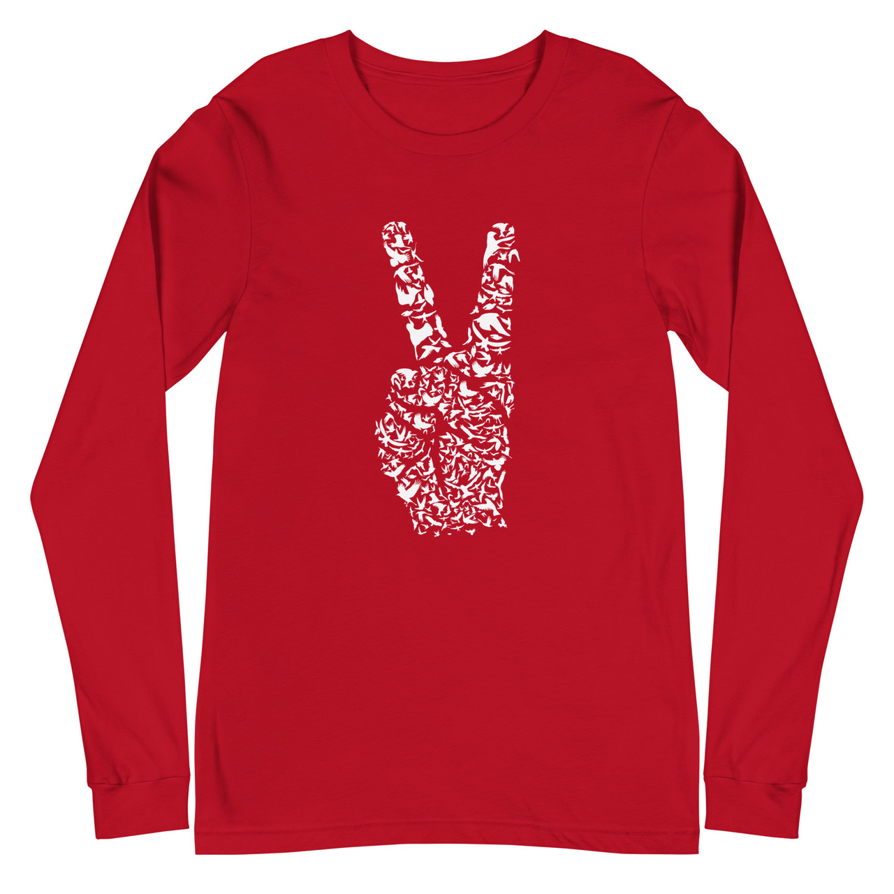 Peace Unisex Long Sleeve Tee - Bella + Canvas 3501 