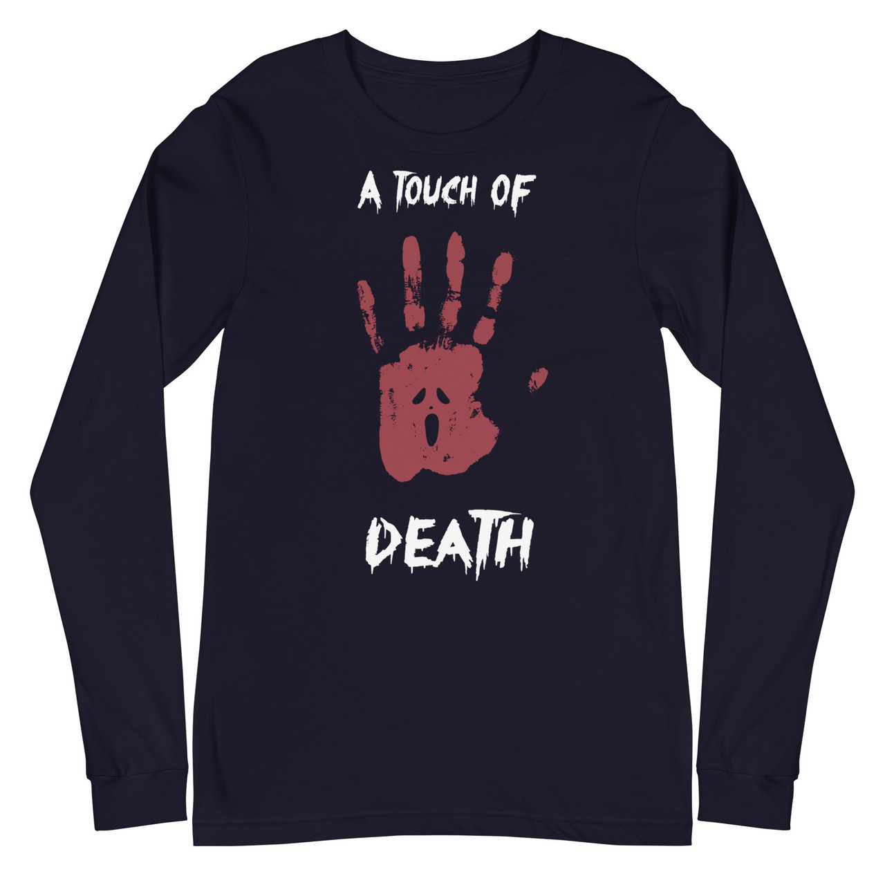 A Touch Of Death Unisex Long Sleeve Tee - Bella + Canvas 3501 