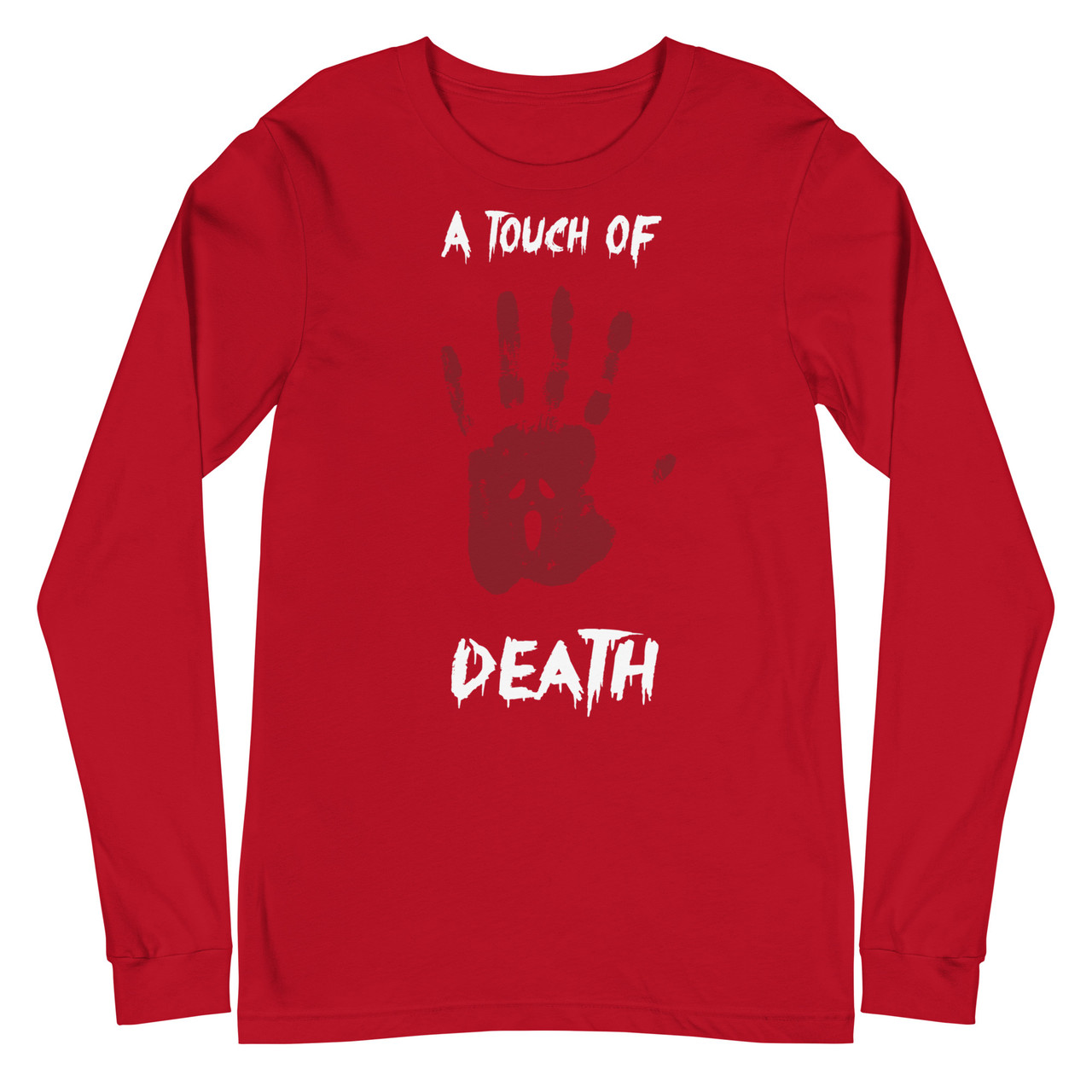 A Touch Of Death Unisex Long Sleeve Tee - Bella + Canvas 3501 