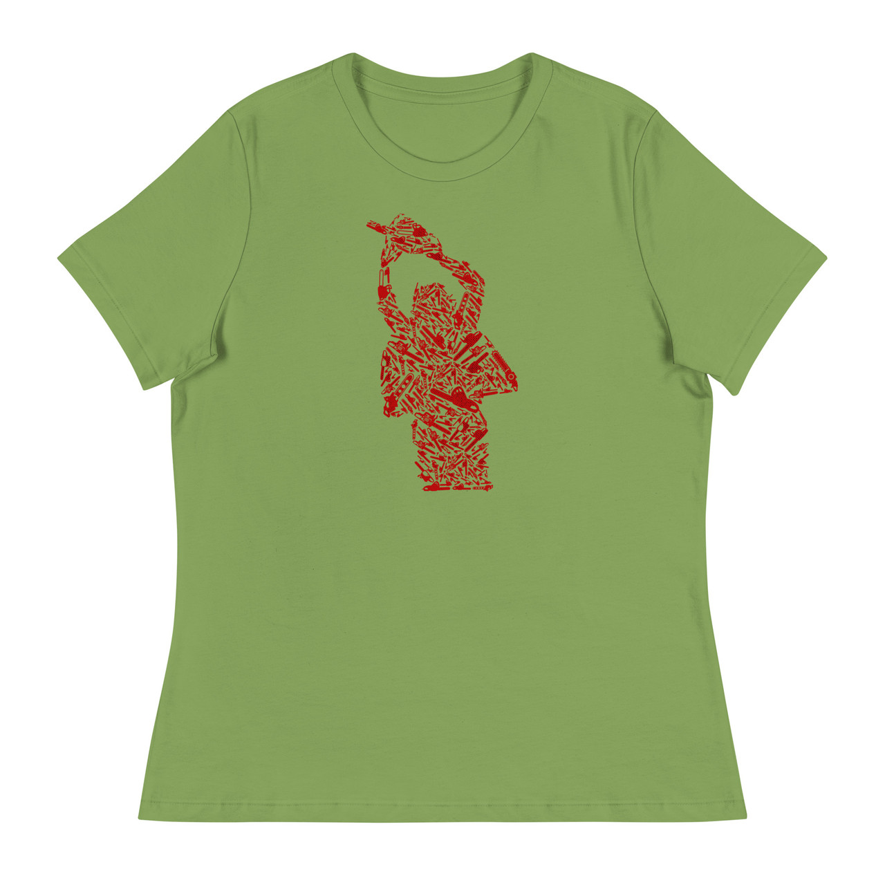 Chainsaw Women's Relaxed T-Shirt - Bella + Canvas 6400 