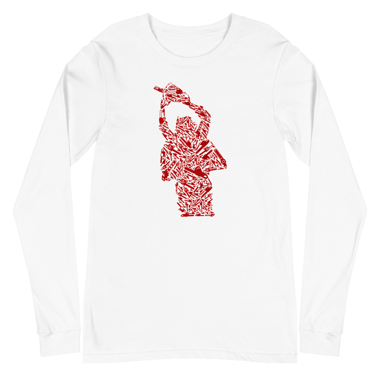 Chainsaw Unisex Long Sleeve Tee - Bella + Canvas 3501 