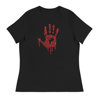 Hand Of Zombies Women's Relaxed T-Shirt - Bella + Canvas 6400 