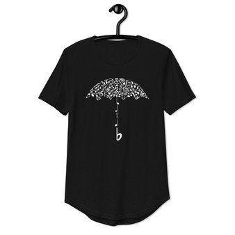 Sound of Rain Curved Hem Tee - Bella + Canvas 3003 