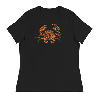 Crab Women's Relaxed T-Shirt - Bella + Canvas 6400 