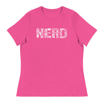 NERD Women's Relaxed T-Shirt - Bella + Canvas 6400 