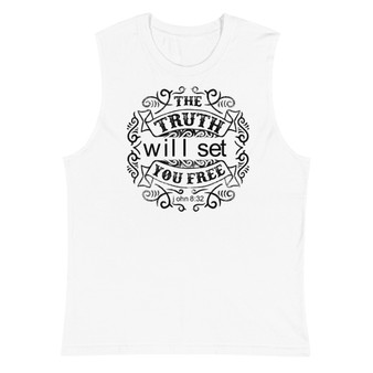 The Truth Will Set You Free Unisex Muscle Shirt - Bella + Canvas 3483 