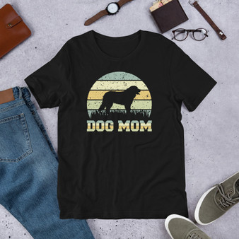 Black T-Shirt - Bella + Canvas 3001 Dog Mom